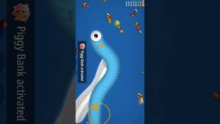 Wormszone Magic🐍 Game play Short snack worms youtubeshort slitheriowormatiogames [upl. by Uni860]