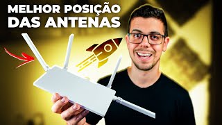 MELHORE SEU WIFI  Aqui está o SEGREDO das antenas do Roteador [upl. by Ursulette]