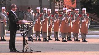 Cérémonie dhommage au major El Gharrafi et au sergentchef Zingarelli [upl. by Arriaet760]