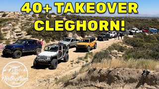 40 Rigs Takeover Cleghorn Toyotas Jeeps Land Rovers and Fords at Cleghorn Trail [upl. by Burner]