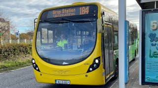 12140  184 to bray station  Wright Streetlite  Go ahead Ireland [upl. by Ielirol665]