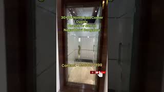 North East Corner  Independent House in Bangalore  Duplex House For Sale In Nagarbhavi Bangalore [upl. by Ruggiero]