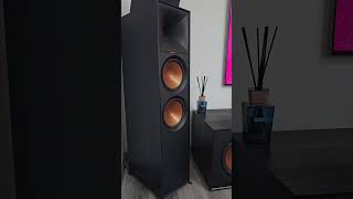 klipsch r800f klipsch subwoofer r121sw bass test [upl. by Lanahtan]