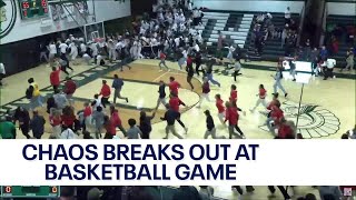 Chaos at Wauwatosa West basketball game  FOX6 News Milwaukee [upl. by Werra496]