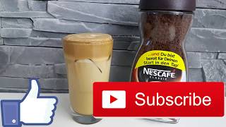 NESCAFÉ kalt mit Milch  lecker leichtes Sommergetränk [upl. by Bobbie817]