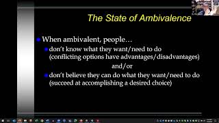 Ambivalence  Motivational Interviewing [upl. by Ociredef934]