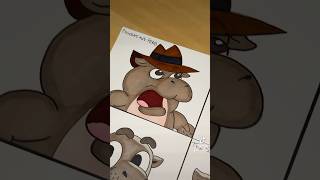 Moo Deng in 4 MORE Cartoon Styles shorts moodeng meme [upl. by Stoddard]