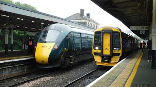 Trains at Plymouth  22nd August 2024 [upl. by Atinomar]