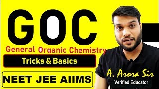 GOC Shape amp Hybridization of Carbocation Carbradical amp Carbanion  NEET JEE AIIMS [upl. by Hallette]