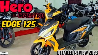 All New Hero Maestro Edge 125 2023 Detailed Review 🔥 [upl. by Erb]