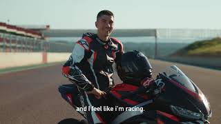 Aprilia RS 457  Track test by Maverick Viñales 🚀  RS 457 Test Ride Review by Maverick Viñales [upl. by Gunthar]