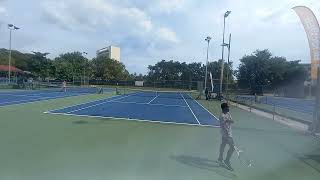 Malique Adlam vs Joshua Spencer at Buzz Off 16U tournament semifinal 1st set  24 Aug 2024 [upl. by Harman442]