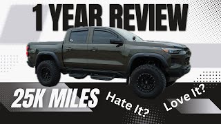 1 Year Review of the 2023 Chevrolet Colorado ZR2 [upl. by Ezarra]