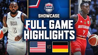 USA vs GERMANY  USAB SHOWCASE  FULL GAME HIGHLIGHTS  July 22 2024 [upl. by Nathanson406]