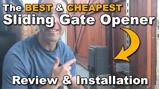 The Best Sliding Gate Opener The Affordable COZ Sliding Gate Opener Review amp Installation Guide [upl. by Neicul720]