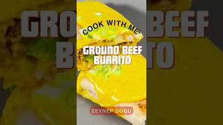 🍽️ Ground Beef Burrito BurritoRecipe QuickMealsHealthyEating Foodie CookingTip [upl. by Stultz]