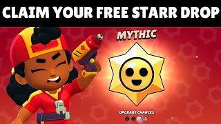 Claim Free STARR DROP in Brawl Stars  Claim Free Rewards in Brawl Stars  Brawl Talk  StarrToon [upl. by Pammie911]