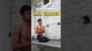 Most effective yoga to prevent hair fallBalayam yogacupressureyogashortsSwamiRamdevOfficial [upl. by Maleki11]