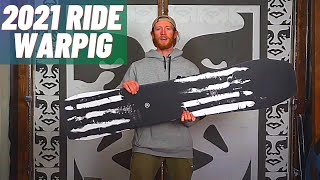 The Ride Warpig Snowboard Review [upl. by Hewie733]