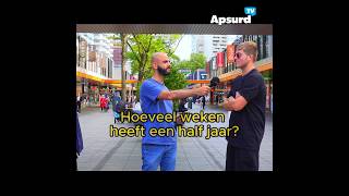 Dit NIET verwacht🙁 straatinterview rotterdam grappig raadsel lachen rotterdam humor [upl. by Flossie]