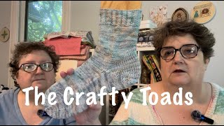 The Crafty Toads  597  We Are Back and We Have Knitting Sewing and Cross Stitch Updates [upl. by Leba597]