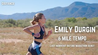 Emily Durgin  NYC Marathon Workout [upl. by Boser]