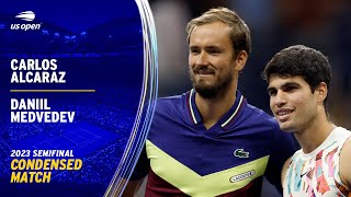 Carlos Alcaraz vs Daniil Medvedev Condensed Match  2023 US Open Semifinal [upl. by Yetac]