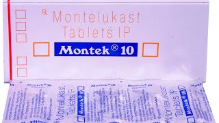 सांस में प्रॉबलम खांसी में तुरंत आराम। Motelukast Tablet IP 10mg  Montek 10 mg Tablet in Hindi [upl. by Lagiba]