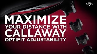 Callway Drivers How to Use the Optifit Hosel to Adjust Loft amp Lie [upl. by Devonne820]