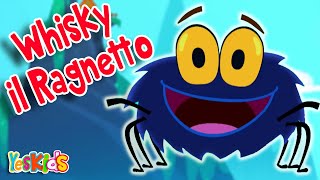 Whisky il Ragnetto  Canzoni per Bambini di YesKids [upl. by Vladimar]