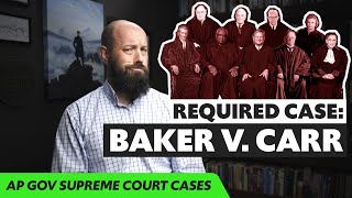 Baker v Carr EXPLAINED AP Gov Required Supreme Court Cases [upl. by Vittorio]