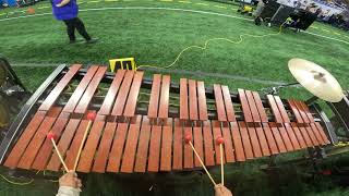 L‘Anse Creuse High School MCBA 2023 finals Front Ensemble marimba cam “outlaws” [upl. by Reisman]