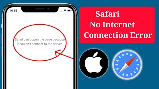 How to fix safari cannot open the page because your iPhone is not connected to the internet 2024 [upl. by Nhtanhoj547]