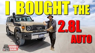 I BOUGHT A 28l AUTO 2024 LANDCRUISER 70 series [upl. by Wallack509]