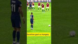 Dumfries goal against Hungary [upl. by Ise]