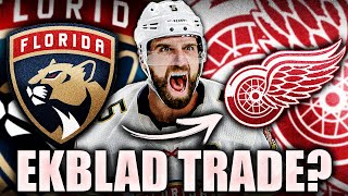 AARON EKBLAD TRADE TO THE DETROIT RED WINGS [upl. by Ardrey]