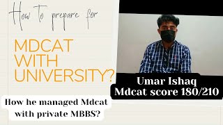 How To Manage MDCAT Preparation Along with University  NMDCAT 2022 [upl. by Yendirb]