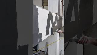 How to roller paint pillar grey workconstruction youtubeshort tranding [upl. by Shushan448]