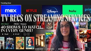 recommendations for each streaming service  tv edition [upl. by Nawaj]