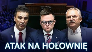 MOCNE SCENY W SEJMIE HOŁOWNIA OBERWAŁ quotNIE JESTEŚ NIEZALEŻNYquot [upl. by Bunny648]