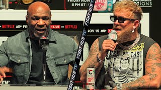 Mike Tyson vs Jake Paul • Final Press Conference amp Face Off Video highlights [upl. by Barbe310]