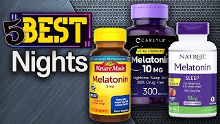 ✅ TOP 5 Best Melatonin For Sleep Today’s Top Picks [upl. by Yelik560]