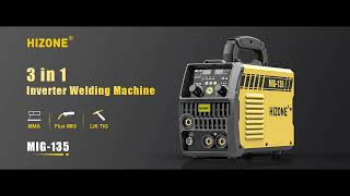 HIZONE 135A MIG Welder Machine 110V [upl. by Venetia887]