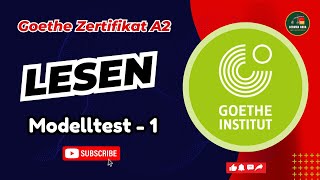 Goethe Zertifikat A2 Exam  Lesen  Modelltest  2  Lesen With Answers  Learn German Online [upl. by Ynavoj]