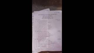 opt kannada question paper Davangere University July agust Chelusuva Modaaa kannada [upl. by Hun]