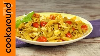 Insalata di pasta fredda con pesto e pomodorini [upl. by Obe]