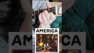 ‘Sandman’ America  Guitar Chords Standard  No Capo [upl. by Airat]