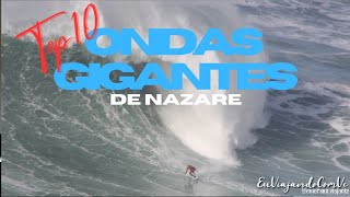 Top 10 Ondas Gigantes de Nazare 2024 [upl. by Chari]