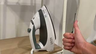 Black amp Decker F976 Quickpress Iron with Smart Steam Technology Review [upl. by Gimpel47]