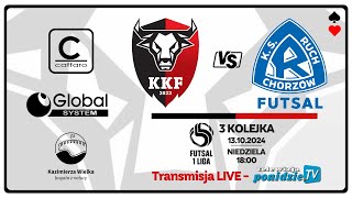 KKF Caffaro Global System Kazimierza Wielka vs Ruch Chorzów Futsal  transmisja LIVE [upl. by Nive]